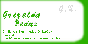 grizelda medus business card